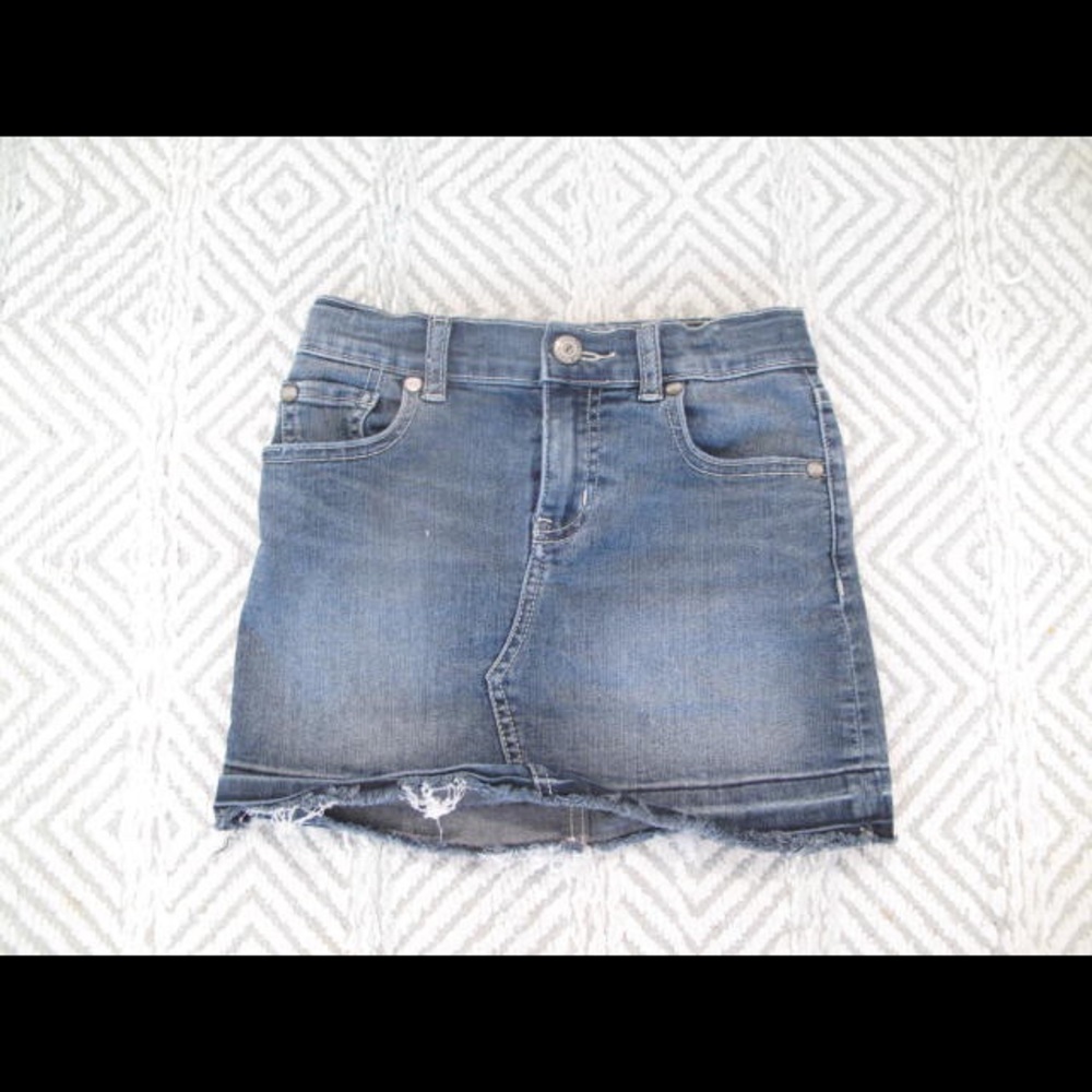 Kids Blue Jean Skirt